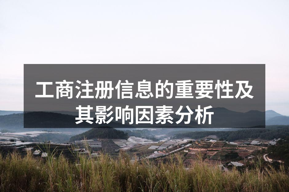 企业注册流程示意图