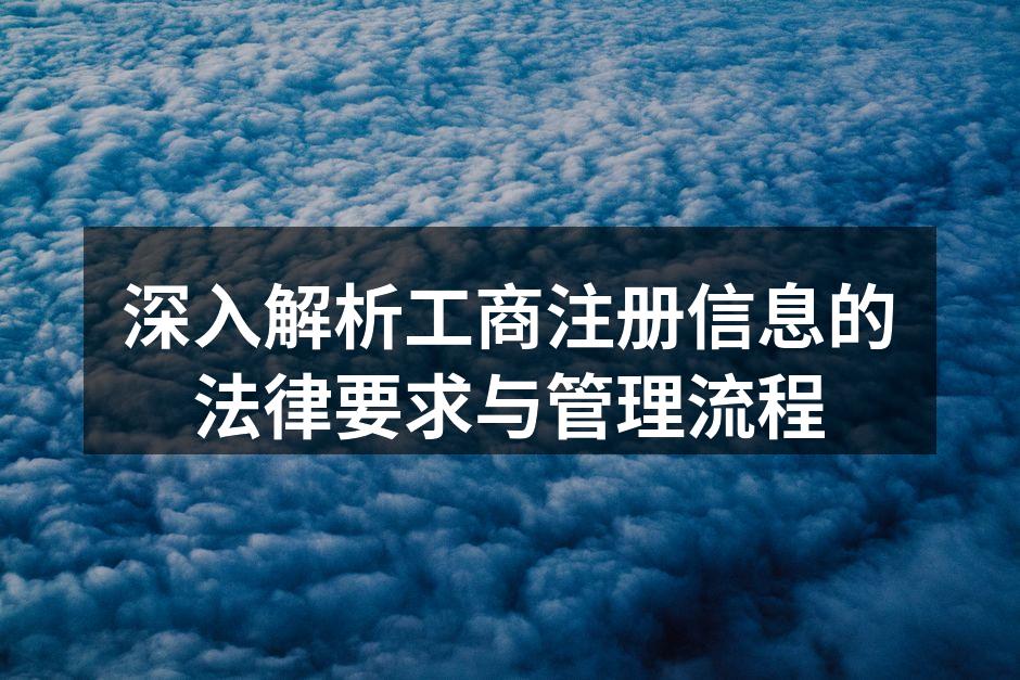 工商注册流程示意图